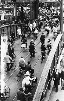 Commute Prints: Copenhagen - Denmark. July 1, 1935. (Photo by Atlantic Photo)