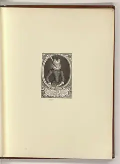 Composition Prints: Copper engraving and etching by Claude Duflos depicting PortRoy Antootelette of the Orleans-Longueville family