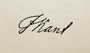 Signature Prints: Copy of Immanuel Kant's signature