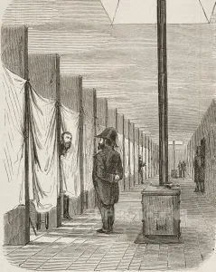 Incidental People Prints: The corridor where artists created their painting sketches