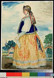 Opera Prints: Costume design for the play The Storm by A