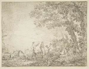 Claude Prints: The Country Dance (Large Plate) ca