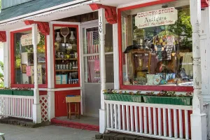Michigan Prints: Country Store, Antiques, Saugatuck, Michigan, USA