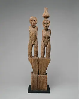 Expressions Prints: Couple 17th-late 18th century Sakalava peoples This Madagascar couple ranks as the foremost artistic achievement of a
