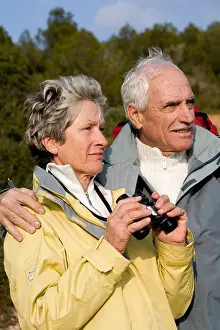 50 To 55 Years Prints: Couple hike