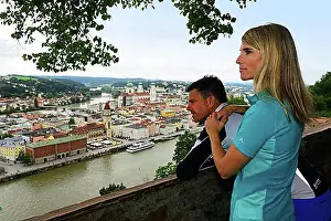 Recreation Prints: Couple looks from the Veste Oberhaus on the Danube