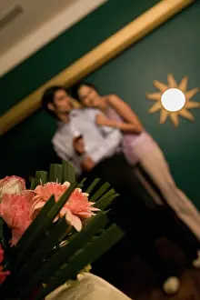 Expressions Prints: Couple standing together