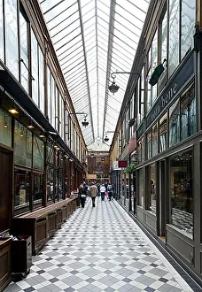 Trades Prints: Covered shopping arcade