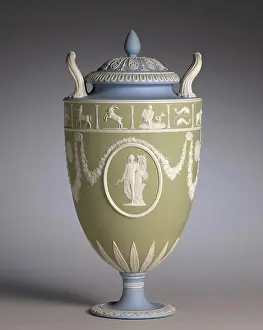 Sons Prints: Covered Vase (one of a pair), c