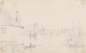 Graphite Prints: Cowes, from West Cowes Ferry, 22 March 1826