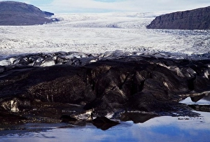 Plateau Prints: The crevassed, undulating plateau landscape of the Vatnajokull Glacier, Iceland