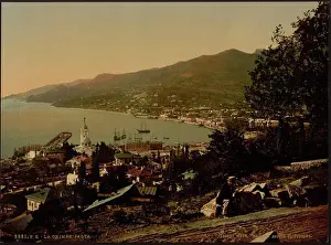 Crimea, Yalta by Anonymous /Private Collection/1890s/Photochrom/Landscape