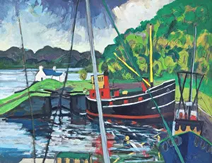 Crinoch Loch, Argyll by Josephine Trotter (b.1940/British)