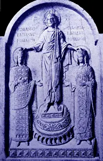 Constantinople Prints: The crowning of the Byzantine Emperor Romanos IV Diogenes and his wife Eudokia Makrembolitissa
