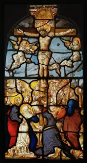 Midadult Men Prints: The Crucifixion by Gerhard Remsich (1522 - 42)