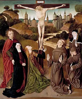 Assisi Prints: The Crucifixion with the stigmata of Saint Francis of Assisi, Anonymous