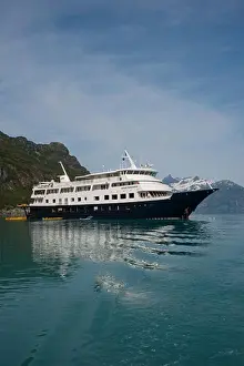 Alaskan Prints: Cruise ship Safari Endeavour in Glacier Bay National Park, Alaska, USA