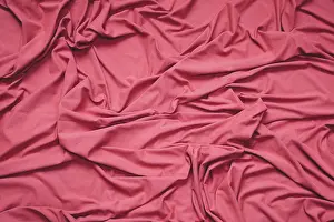 Textile Prints: Detail of crumpled cloth fabric with folds and creases