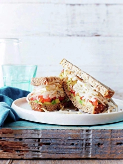 Cheese Prints: Crunchy cheese, avocado sandwich