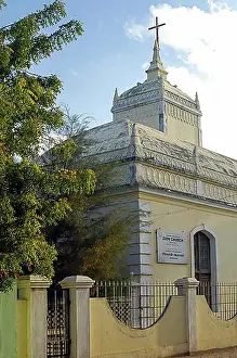 Natural Preserve Prints: C.S.I Zion Church built in 1701 at Tranquebar Tharangambadi