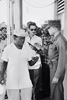 Workers Prints: Cuban Workers exiting for the day
