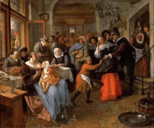 Wedding Prints: The Cuckold Bridegroom, Steen, Jan Havicksz (1626-1679)