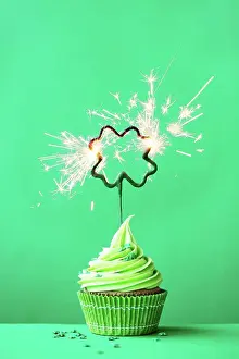 Cakes Prints: Cupcake to celebrate St Patrick's Day