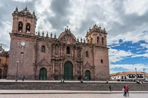 Cathedrals Prints: Cusco Cathedral, Plaza de Armas Square