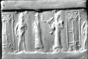 Cylinder Prints: Cylinder seal ca. 19th-16th century B