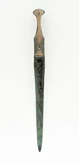 Circa Prints: Dagger. Iran, circa 1350-1000 B.C.. Arms and Armor; daggers. Bronze with bone inlay