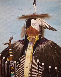 Headwear Prints: Dancer in Full Costume, 1993, Jerome Kleine, (b.20th. C/American), Oil
