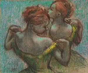 Theater Prints: Two Dancers, by Edgar Degas, 1870-95