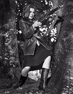 Actress Prints: Daniele Gaubert, on-set of the Film, 'Underground', United Artists, 1970
