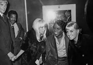 Historical Archive Prints: Dany Saval, James Brown and Christine Caron, 1967