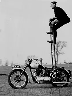 Sports Race Prints: The Daring Young Men - Although in this case the members of the ***** taking part in the annual display at Catterick