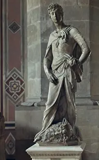 David Prints: David #2 Donatello (ca.1386-1466 Italian) Museo Nazionale de Bargello, Florence, Italy