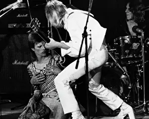 Historical Archive Prints: David bowie, mick ronson, marquee club, london 1970