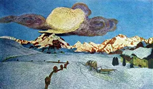 Pastoral Prints: Death (1888 - 1889) by Giovanni Segatini (1858-1899)