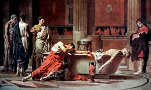 Emperor Prints: The Death of Seneca. Manuel Dominguez Sanchez