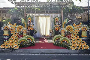 Embellished Prints: Decoration for weddings and celebrations in Bali, Indonesia, Asia