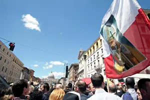 Banner Prints: Via della Conciliazione during the Beatification of Pope John Paul II