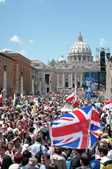 Lazio Prints: Via della Conciliazione during the Beatification of Pope John Paul II