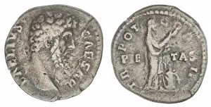 Altars Prints: ﻿denarius. Eliusz (następca Hadriana ; 137), heir to the throne