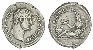 Glowy Prints: ﻿denarius. Hadrian (Roman emperor; 117-138)