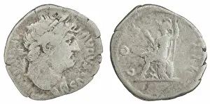 Laurel Wreaths Prints: ﻿denarius. Hadrian (Roman emperor; 117-138), emperor