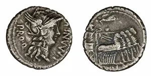 Victor Prints: ﻿denarius. Manlius Torquatus, L