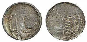 Swords Prints: ﻿denarius (royal type). Bolesław II Śmiały (król Polski ; 1058-1079), ruler