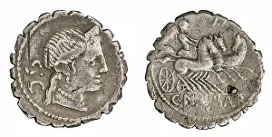 Przekaz Proweniencja Prints: ﻿denarius (serratus). Naevius Balbus, C