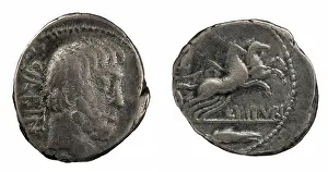 Ears Prints: ﻿denarius. Titurius Sabinus, L
