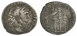 Laurel Wreaths Prints: ﻿denarius. Trajan (cesarz rzymski ; 98-117), emperor